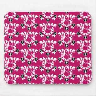 Tapis De Souris Décor de la maison de pony Dressage