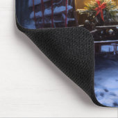 Tapis De Souris Décor de Noël Kelpie Snowy Sleigh (Coin)