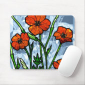 Tapis De Souris Décor fleuri 40 mousepads (Avec souris)