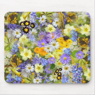Tapis De Souris Décor fleuri 49 Mousepads