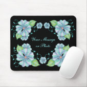 Tapis De Souris Décor fleuri 8 Mousepad (Avec souris)