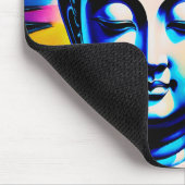 Tapis De Souris Décor Néon Bouddha (Coin)