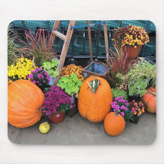 Tapis De Souris Décoration d'automne (Devant)