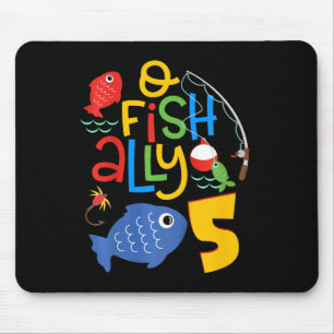 Tapis De Souris Décorations d'anniversaire pour enfants O-fish-all
