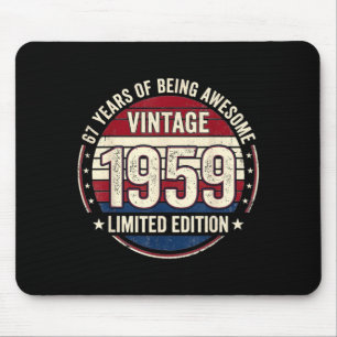 Tapis De Souris Décorations d'anniversaire vintage 67 hommes 67 an