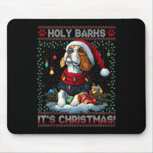 Tapis De Souris Décorations d'arbre de Noël beagle Amoureux des ch