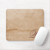 Tapis De Souris Décoré d'un monogramme (Avec souris)