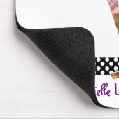 Tapis de souris décoré d'un monogramme - lettre D (Coin)