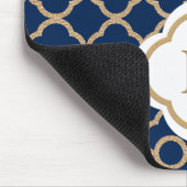 Tapis De Souris Décoré d'un monogramme marocain de saphir et d'or (Coin)
