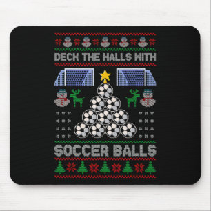 Tapis De Souris Décorez Le Hall Avec Un Noël Moche De Foot