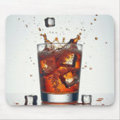 Tapis De Souris Découpage De Cubes De Glace En Whiskey (Devant)