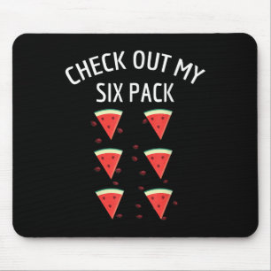 Tapis De Souris Découvrez Ma Chemise Melon Fun Melon Six Pack Wate
