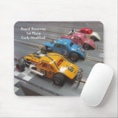 Tapis de souris décrivant les voitures de course (Avec souris)
