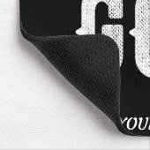 TAPIS DE SOURIS DÉDIÉ À DIEU COOL PERSONNALISABLE TEXTE BLANC (Coin)