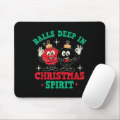 Tapis De Souris Deep In Christmas Srit Christmas Humorous Festive  (Avec souris)