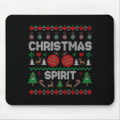 Tapis De Souris Deep In Christmas Srit Couples Matching Ugly Sweat (Devant)