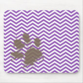 Tapis De Souris Deep Lilac Chevron (Devant)