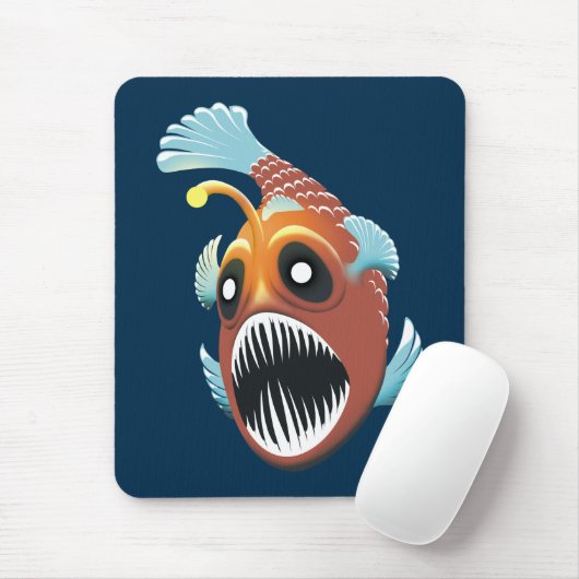 Tapis De Souris Deep Sea Fish (Avec souris)