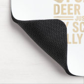 Tapis De Souris Deer Hunting Quote Hunter Whitetail Buck Deer Seas (Coin)