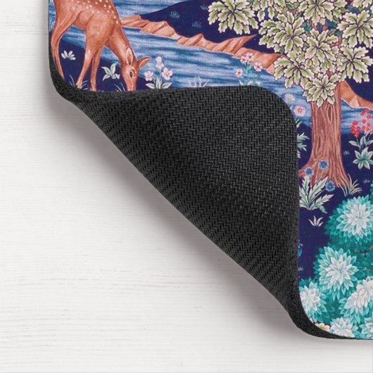 Tapis De Souris Deers dans The Forest, William Morris (Coin)