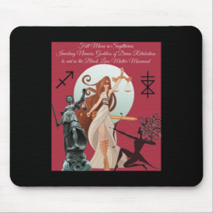 Tapis De Souris Déesse De La Nemesis De La Rétribution Divine - Po