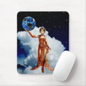 Tapis De Souris Déesse de l'univers Mousepad (Avec souris)