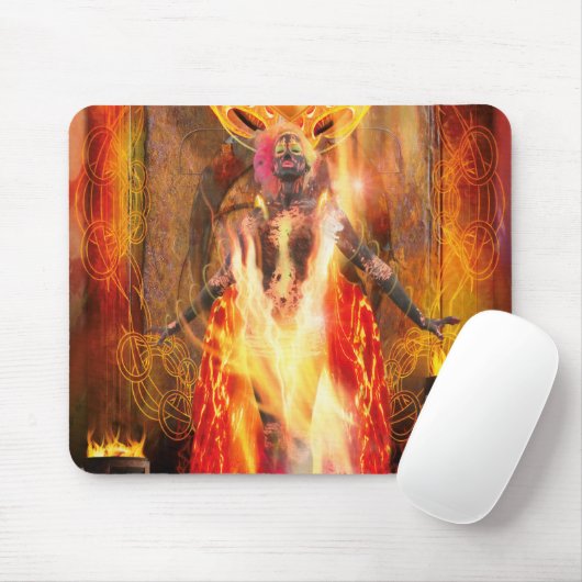 Tapis De Souris Déesse du feu PELE (Avec souris)