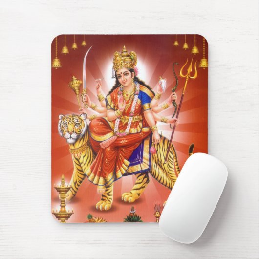 Tapis De Souris Déesse Durga (déesse indoue) (Avec souris)