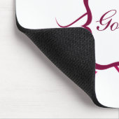 Tapis De Souris Déesse Floral Mousepad, Magenta (Coin)