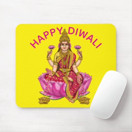 Tapis De Souris Déesse Lakshmi Souris Pad (Avec souris)
