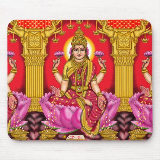 Tapis De Souris Déesse Lakshmi Souris Pad (Devant)