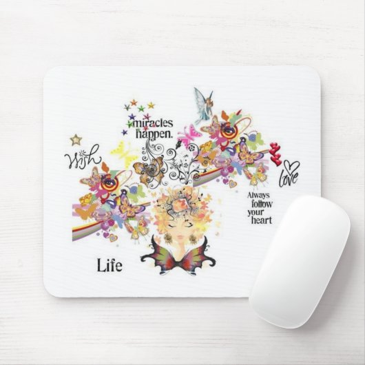 Tapis De Souris Déesse magique Mousepad (Avec souris)