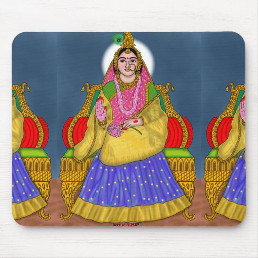 Tapis de souris déesse Radha (Devant)