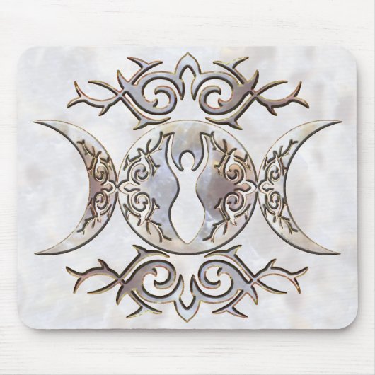 Tapis De Souris Déesse triple de pierre de la lune de lune (Devant)
