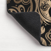 Tapis De Souris Déesse triple lune or et noir (Coin)