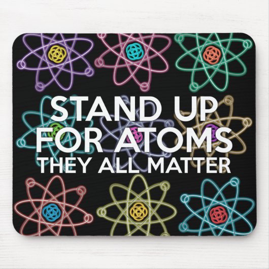 Tapis De Souris DÉFENDRE LES ATOMES Science (Devant)