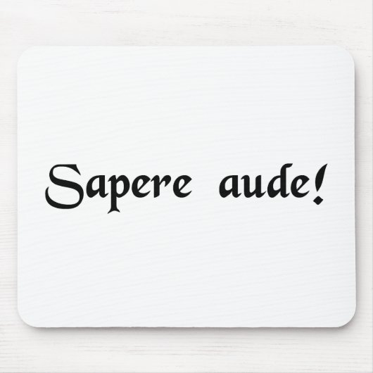 Tapis De Souris Défi à être sage ! (Devant)