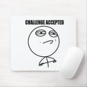 Tapis De Souris Défi admis (Avec souris)