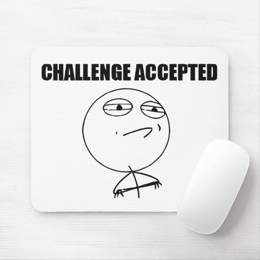 Tapis De Souris Défi admis (Avec souris)