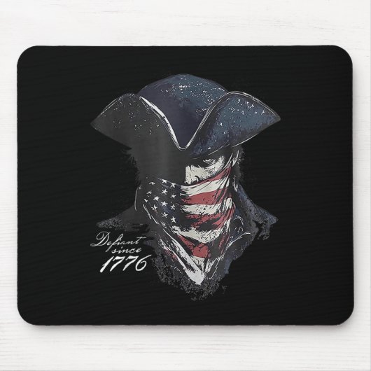 Tapis De Souris Défiant Depuis 1776 (Devant)
