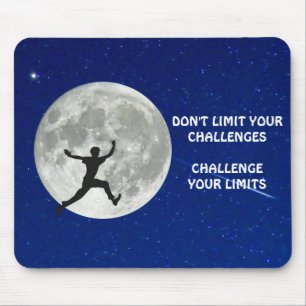 Tapis De Souris Défiez vos limites devis de motivation
