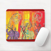 Tapis De Souris Défilé heureux Mousepad d'éléphant (Avec souris)