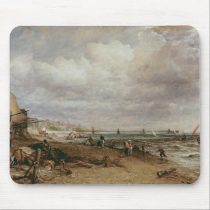 Tapis De Souris Défilé marin de John Constable   et vieux pilier à