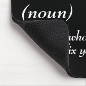 Tapis De Souris Définition de dictionnaire pour DENTISTE (Coin)