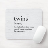 Tapis De Souris Définition de dictionnaire pour TWINS (Avec souris)
