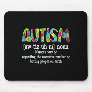 Tapis De Souris Définition de l'autisme Sensibilisation à l'autism