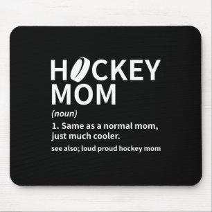 Tapis De Souris Définition de Maman de Hockey Joueuse de Hockey su