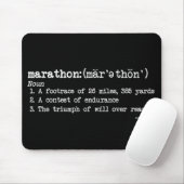 Tapis De Souris Définition de marathon (Avec souris)