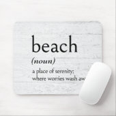 Tapis De Souris Définition de PLAGE (Avec souris)