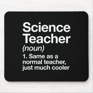 Tapis De Souris Définition de professeur de sciences amusante pour